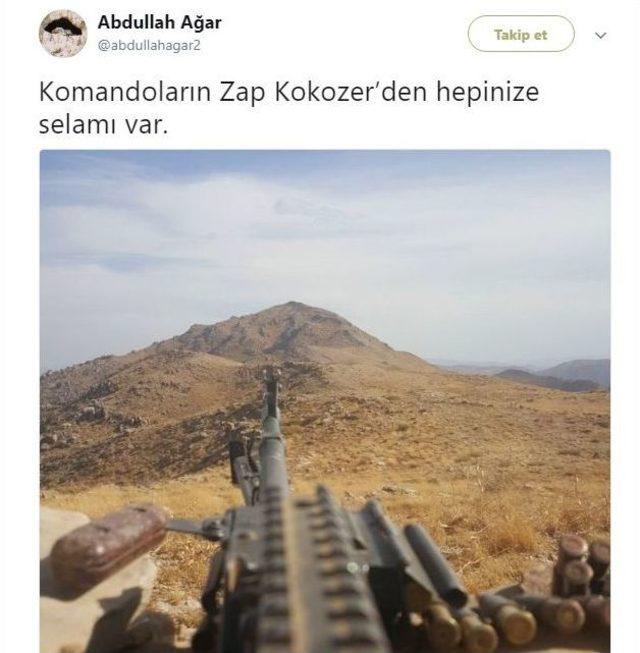 Türk Askeri Kuzey Irak’taki Kokozer Dağı’na Bayrak Dikti