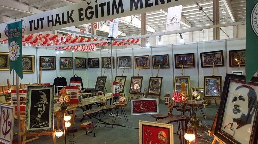 Tut Halk Eğitim Merkezi Standı Fuarda B&uuml;y&uuml;k İlgi G&ouml;rd&uuml;