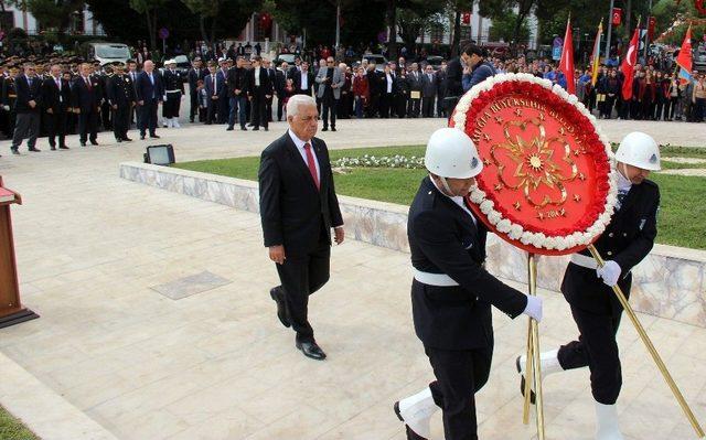 Muğla’da 29 Ekim Çelenk Töreni