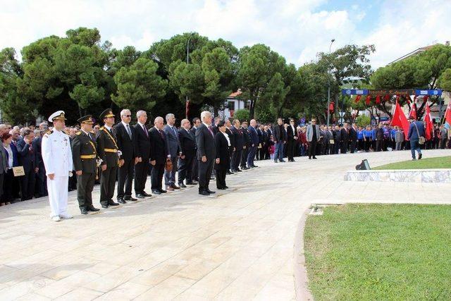 Muğla’da 29 Ekim Çelenk Töreni