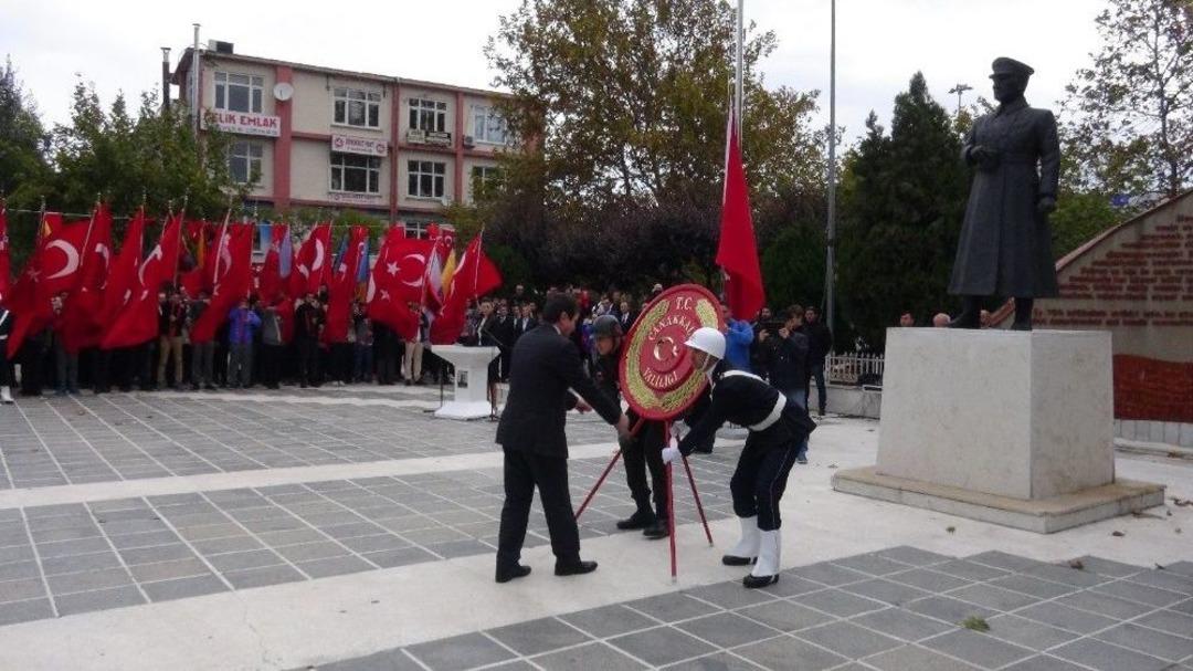 &Ccedil;anakkale&rsquo;de Cumhuriyet Bayramı T&ouml;renle Kutlandı