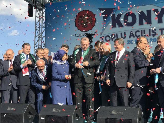 Cumhurbaşkanı Erdoğan Konya’da: