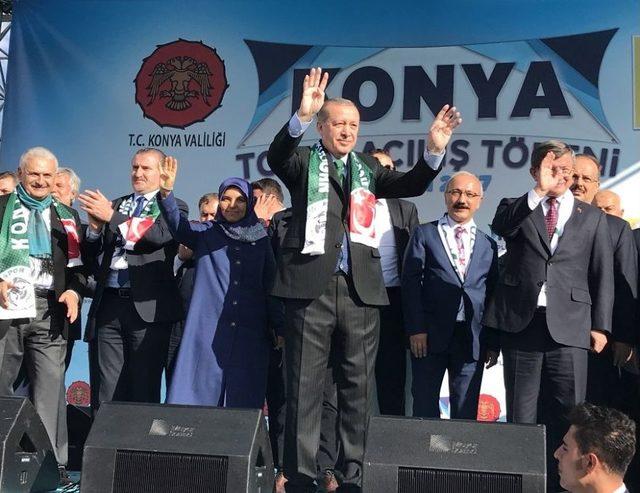 Cumhurbaşkanı Erdoğan Konya’da: