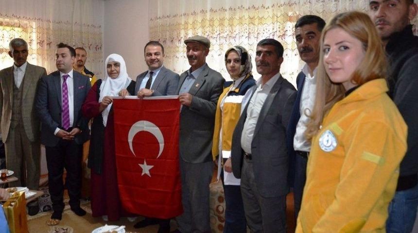 Kaymakam Yaşar&rsquo;dan Şehit Ailesi Ve Gaziye Ziyaret