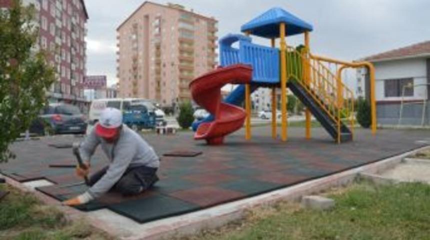 Ereğli&rsquo;de Park Yenileme &Ccedil;alışmaları