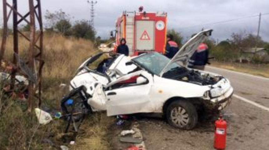 Otomobil Takla Attı: 1 &Ouml;l&uuml;