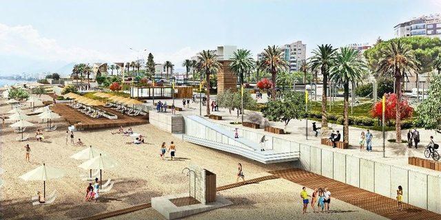 Konyaaltı Sahil Projesi Beach Park’tan Başladı