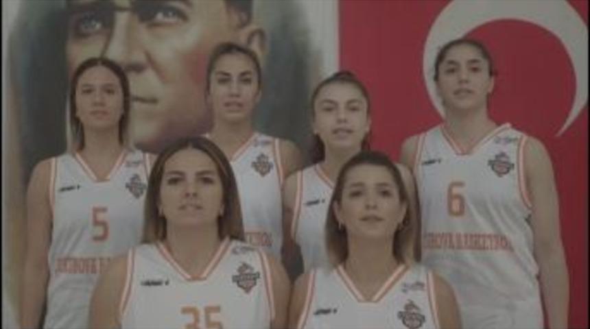 Kadın Basketbolculardan Cumhuriyet Bayramı&rsquo;na &Ouml;zel Video