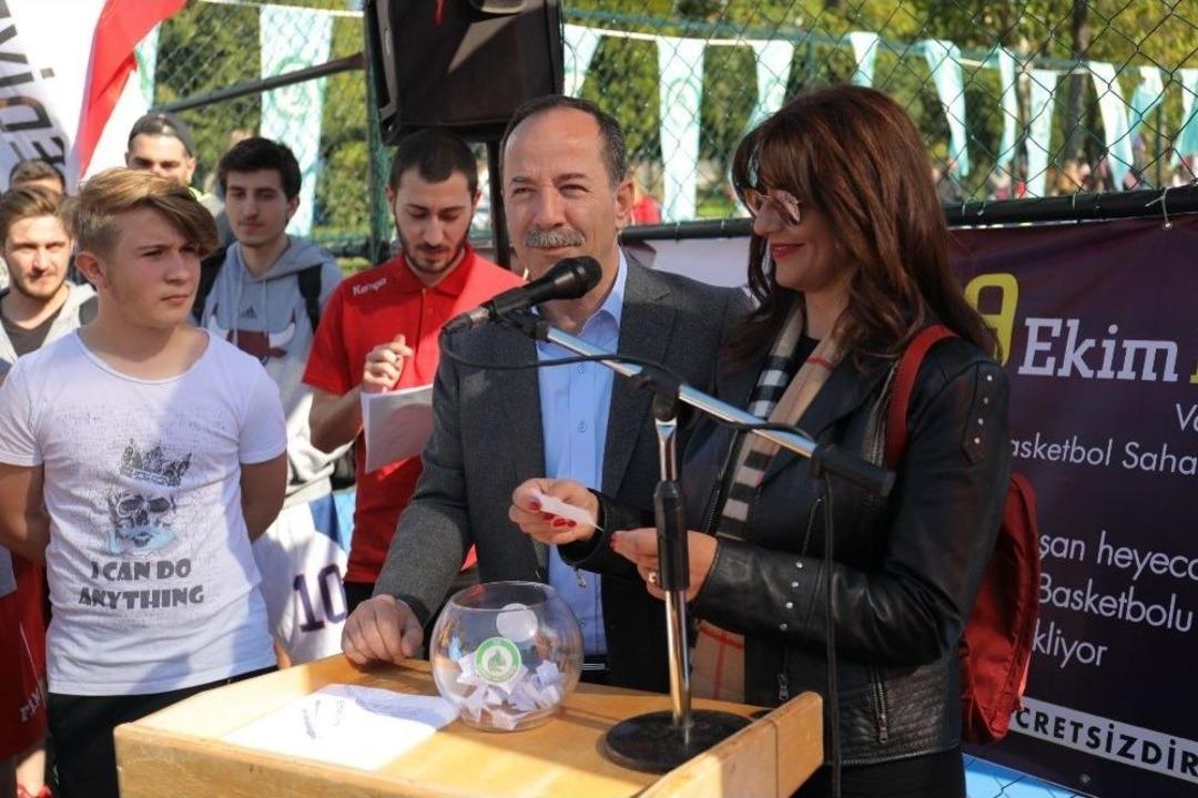 Edirne&rsquo;de Sokak Basketbol Turnuvası