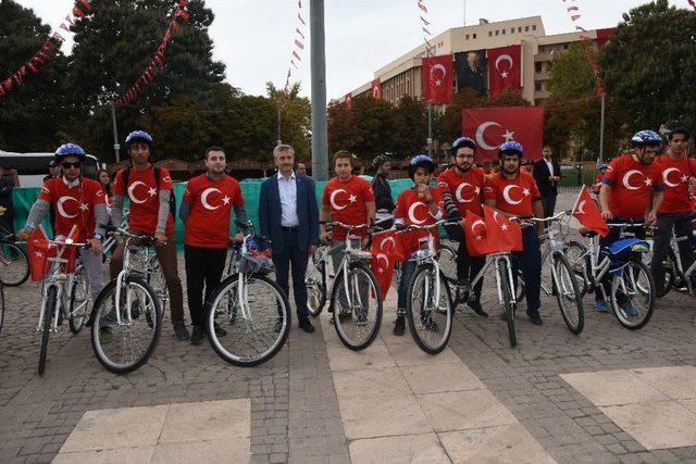 Belediye Başkanı Mehmet Tahmazoğlu, Pedal Çevirdi