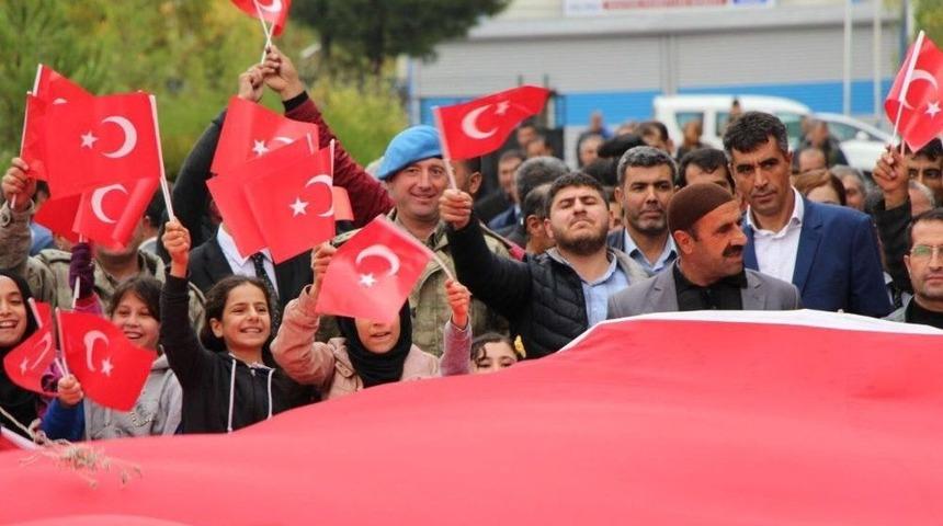 Hani&rsquo;de Cumhuriyet Bayramı Coşkuyla Kutlandı