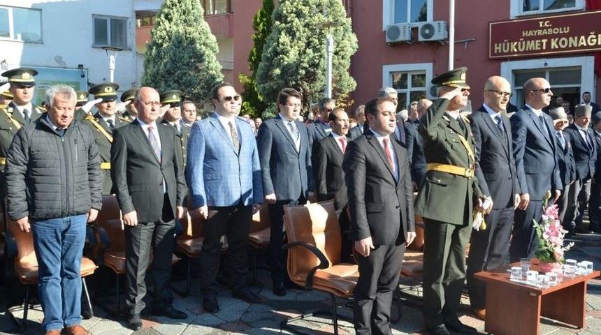 Hayrabolu&rsquo;da 29 Cumhuriyet Bayramı T&ouml;renle Kutlandı