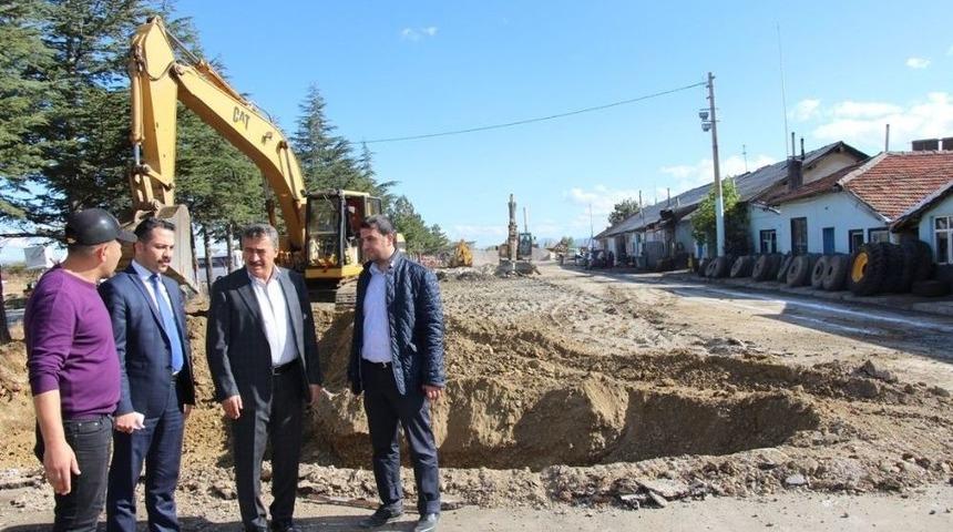 Seydişehir&rsquo;de Makine Parkı Hizmet Binası Yapımına Başlandı