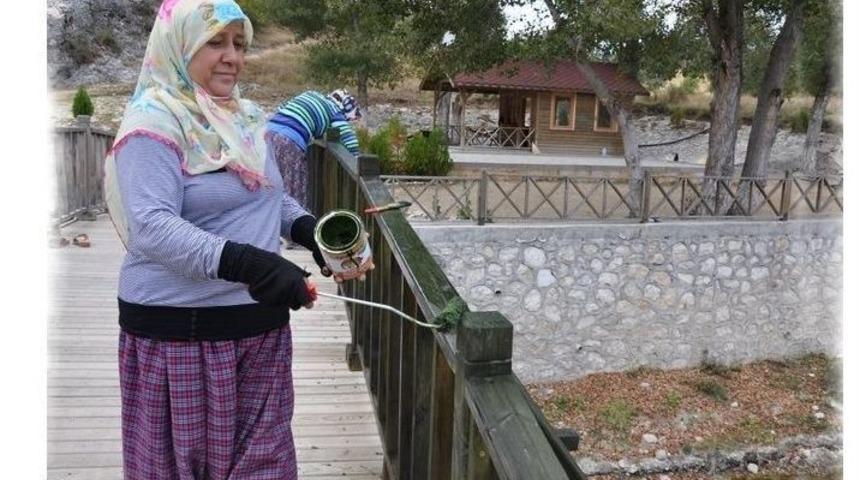 Harmankaya Kanyonu Tabiat Parkı Alanında Bakım Ve Onarım &Ccedil;alışması