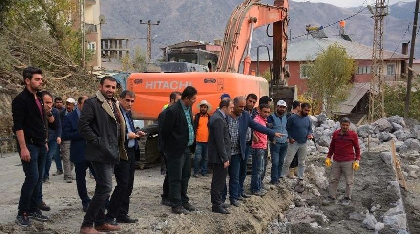 Başkan Vekili Epcim, Yol &Ccedil;alışmalarını Denetledi