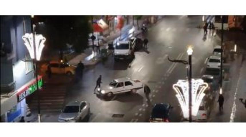 Asker Uğurlama Konvoyunda Drift Yaptılar