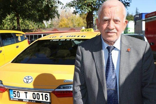 Kırşehir Ve Nevşehir’deki Taksiciler Benzin Ve Motorine Yapılan Zamma Tepkili