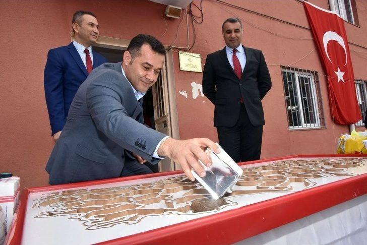 81 İlden Gelen Toprakla Türkiye Haritası Yaptılar G4