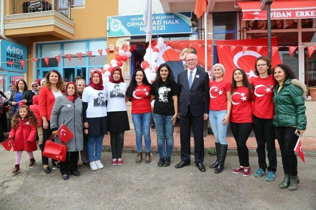 Odunpazarı&rsquo;nda Cumhuriyet Coşkusu S&uuml;r&uuml;yor