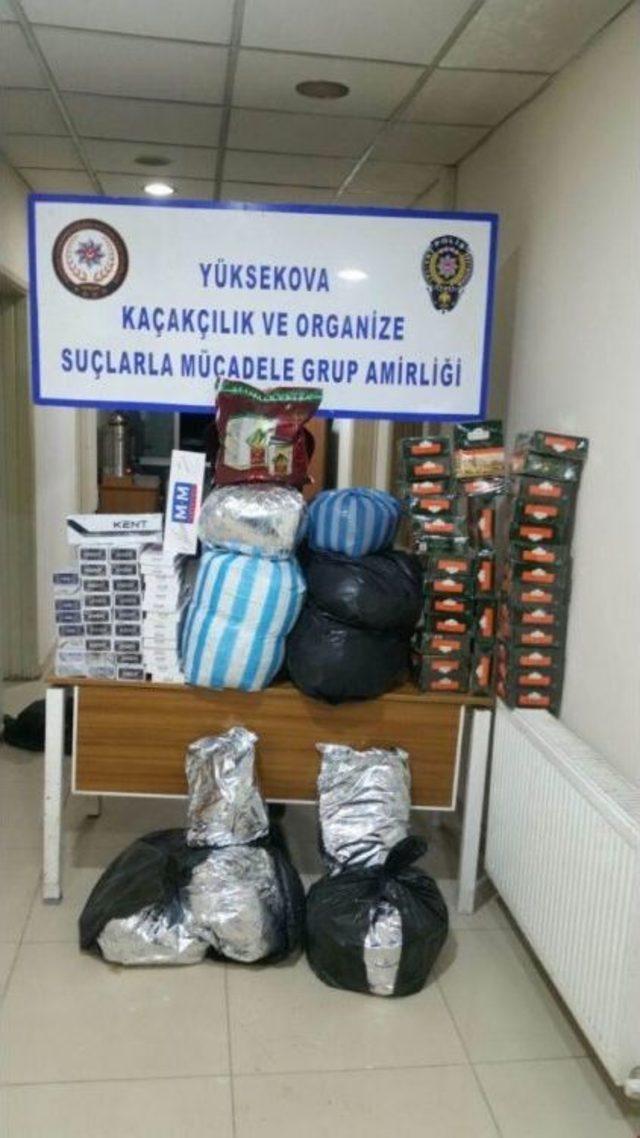 Hakkari’de Kaçakçılık Operasyonu