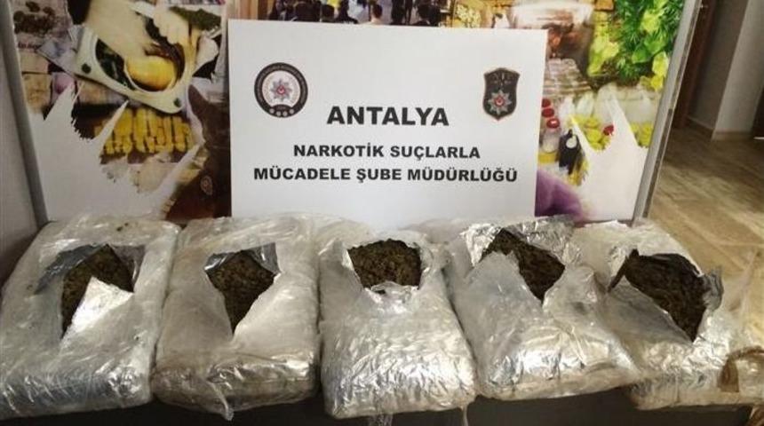 Antalya&rsquo;da Uyuşturucu Operasyonu