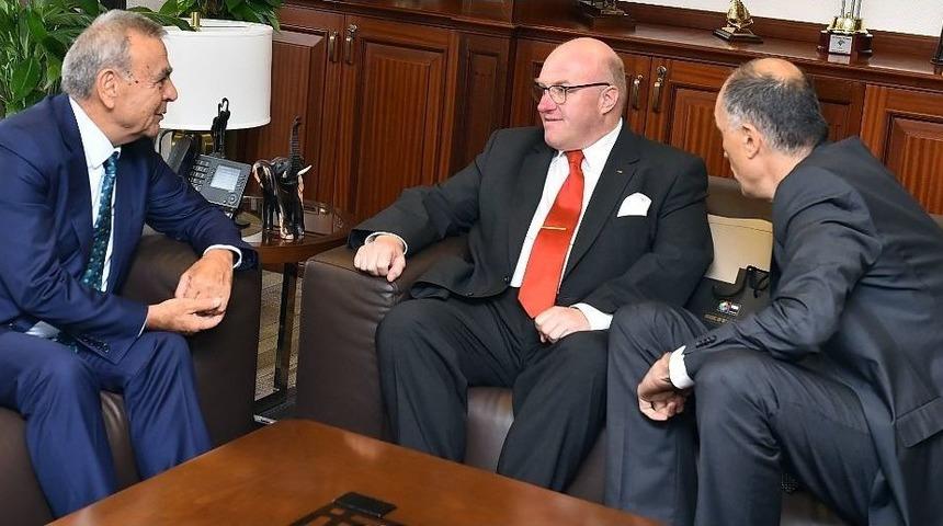 Başkan Kocaoğlu, Fıba Heyetini Ağırladı