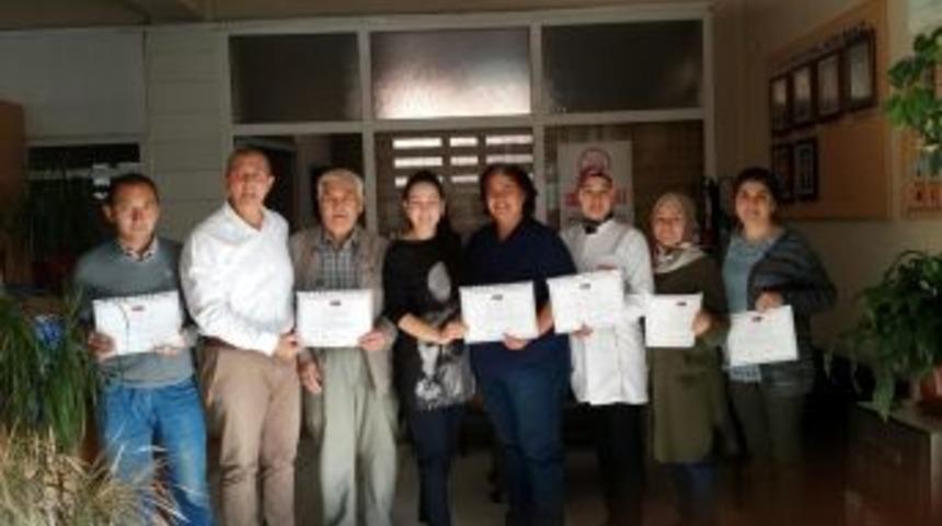 Kırkağa&ccedil;&rsquo;ta 95 Kursiyer Belgesini Aldı