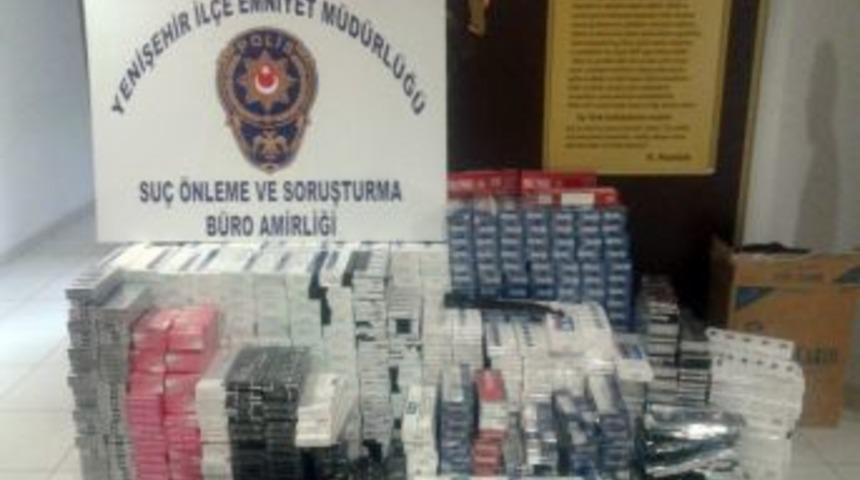 Mersin&rsquo;de 7 Bin 490 Paket Ka&ccedil;ak Sigara Ele Ge&ccedil;irildi