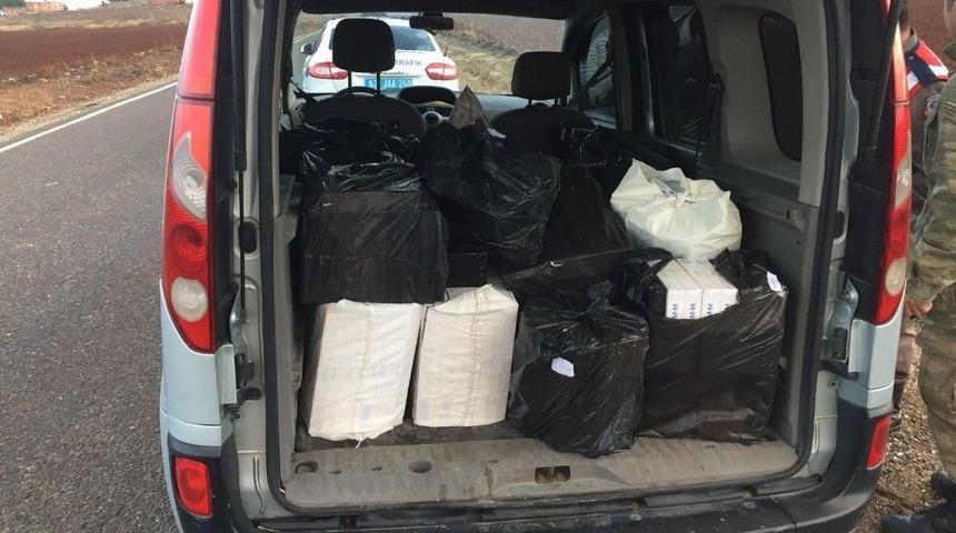 Şanlıurfa&rsquo;da 6 Bin Paket Ka&ccedil;ak Sigara Ele Ge&ccedil;irildi