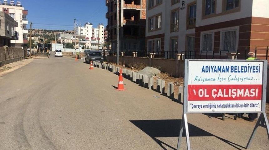 Yeşilyurt Mahallesine Kaldırım &Ccedil;alışması