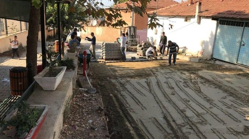 &Ccedil;epnibektaş Mahallesinde Kilit Parke &Ccedil;alışmaları Başladı