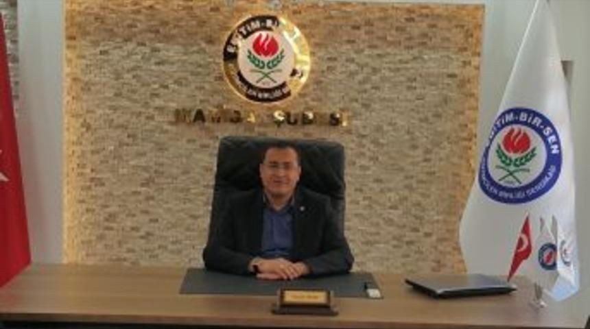 Eğitim-bir-sen Manisa Şube Başkanı Mesut &Ouml;ner:
