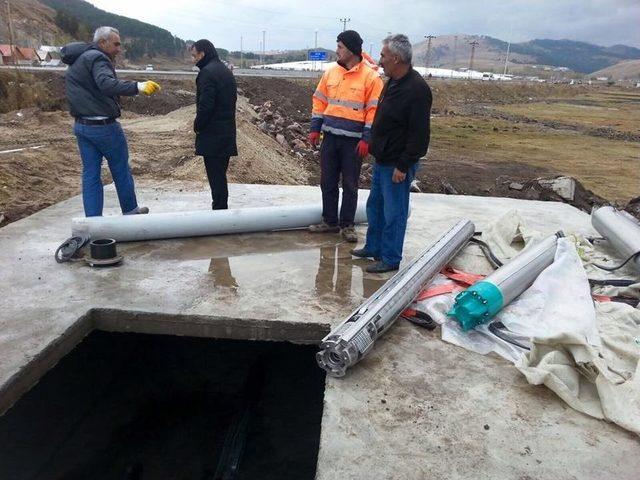 Sarıkamış’ta, İçme Suyu Çalışmaları Sürüyor