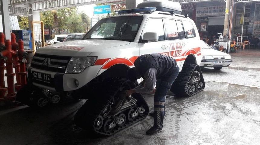 Paletli Ambulanslar Kışa Hazır