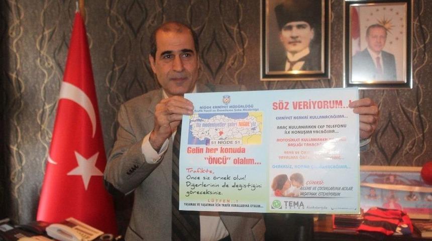 Niğde&rsquo;de &lsquo;trafik Kurallarına Uyacağım&rsquo; Projesi