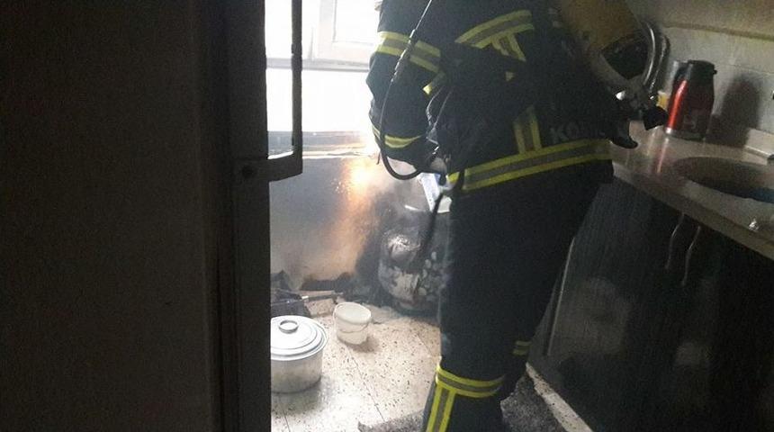 Suriyeli Ailenin İkametinde Yangın