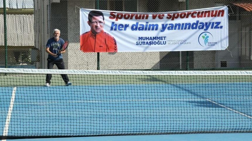 Merkezefendi&rsquo;de Tenis Turnuvası