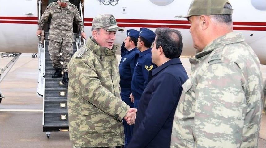 Genelkurmay Başkanı Akar Diyarbakır Ve Hatay&rsquo;da İncelemelerde Bulundu