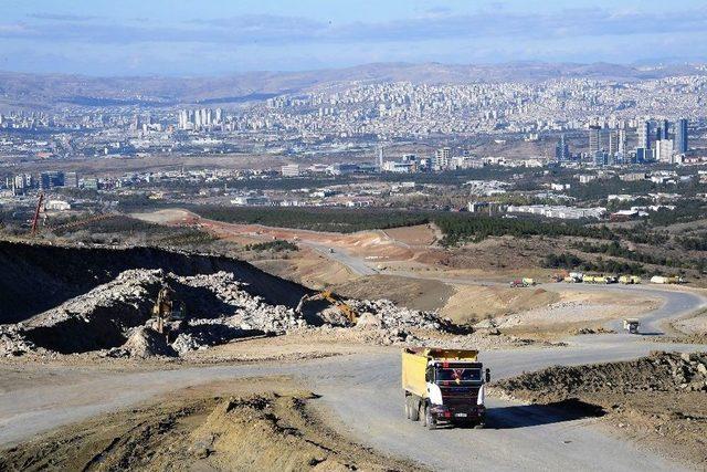 Odtü Yanından Geçecek Yolda Çalışmalar Hızla İlerliyor