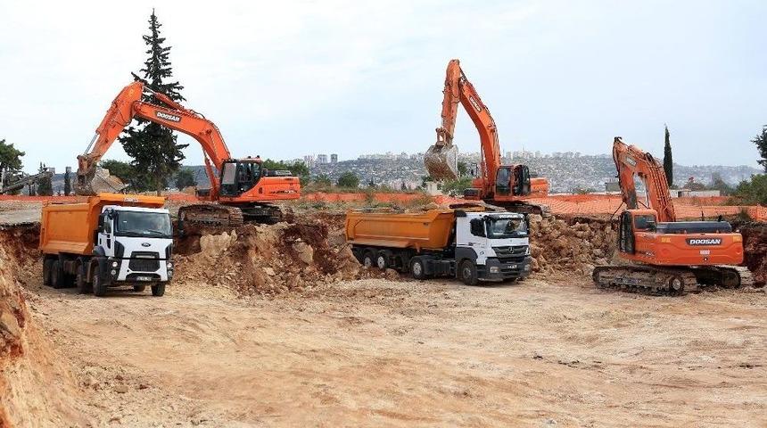 Kepez-santral&rsquo;de Konut Temellerinin Y&uuml;zde 80&rsquo;i Tamamlandı