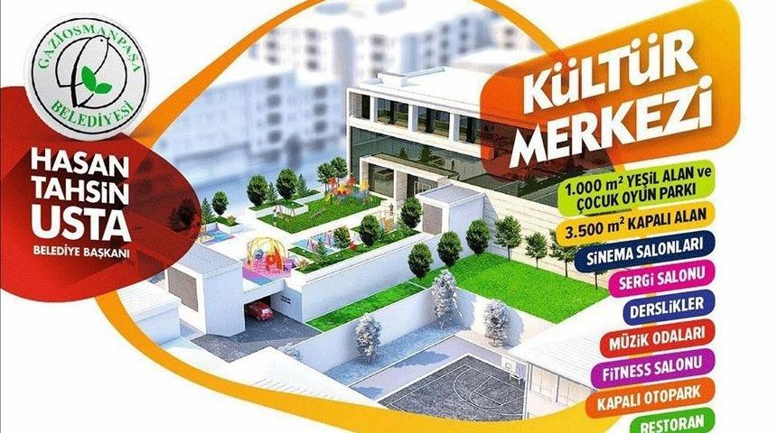 Poligon K&uuml;lt&uuml;r Merkezi Ve Park Projesinin İnşaatı Başlıyor