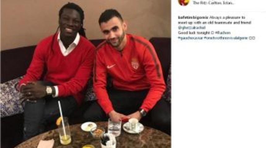 Gomis&rsquo;ten Eski Takım Arkadaşı Rachid Ghezzal&rsquo;e Ziyaret