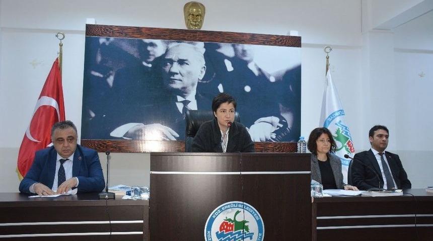 Kdz. Ereğli Belediyesi Meclisi Kasım Ayı Toplantısı Yapıldı