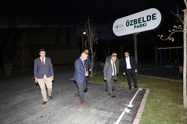 Niğde Belediye Başkanı Rifat Özkan Belediye Çalışmalarını İnceledi