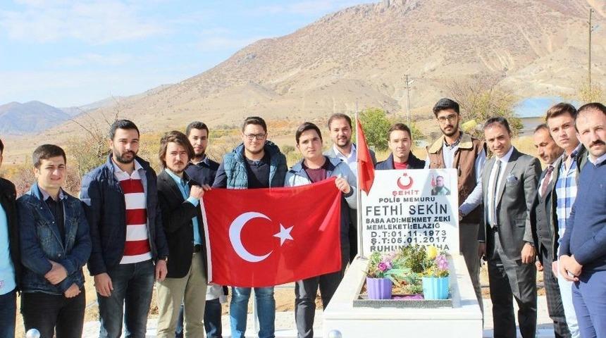 Öğrenciler Şehit Fethi Sekin’i Doğum Gününde Unutmadı