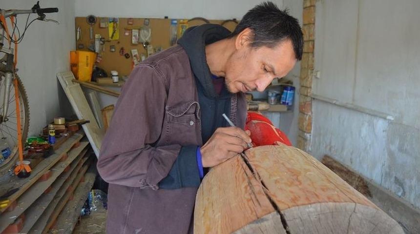 Alaskalı Didrickson&rsquo;dan "kuzgun" Totemi