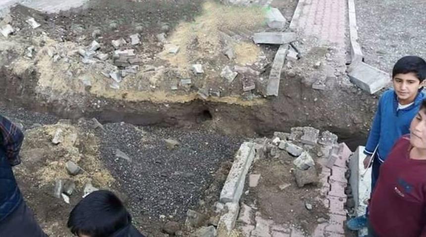 Horasan&rsquo;da Osmanlı D&ouml;nemine Ait Top Mermisi Bulundu