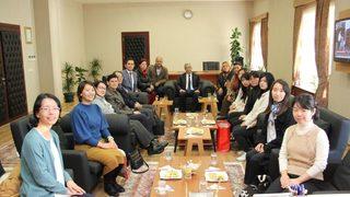 Klü Rektörü Şengörür, Japon Öğrencileri Ağırladı