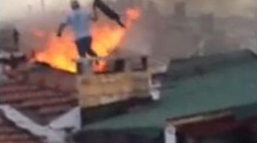 G&uuml;ng&ouml;ren&rsquo;de Yangın Paniği