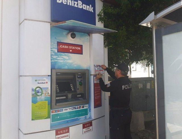 Alanya’da Atm Dolandırıcılığına Üç Ayarı Dilde Afişli Önlem